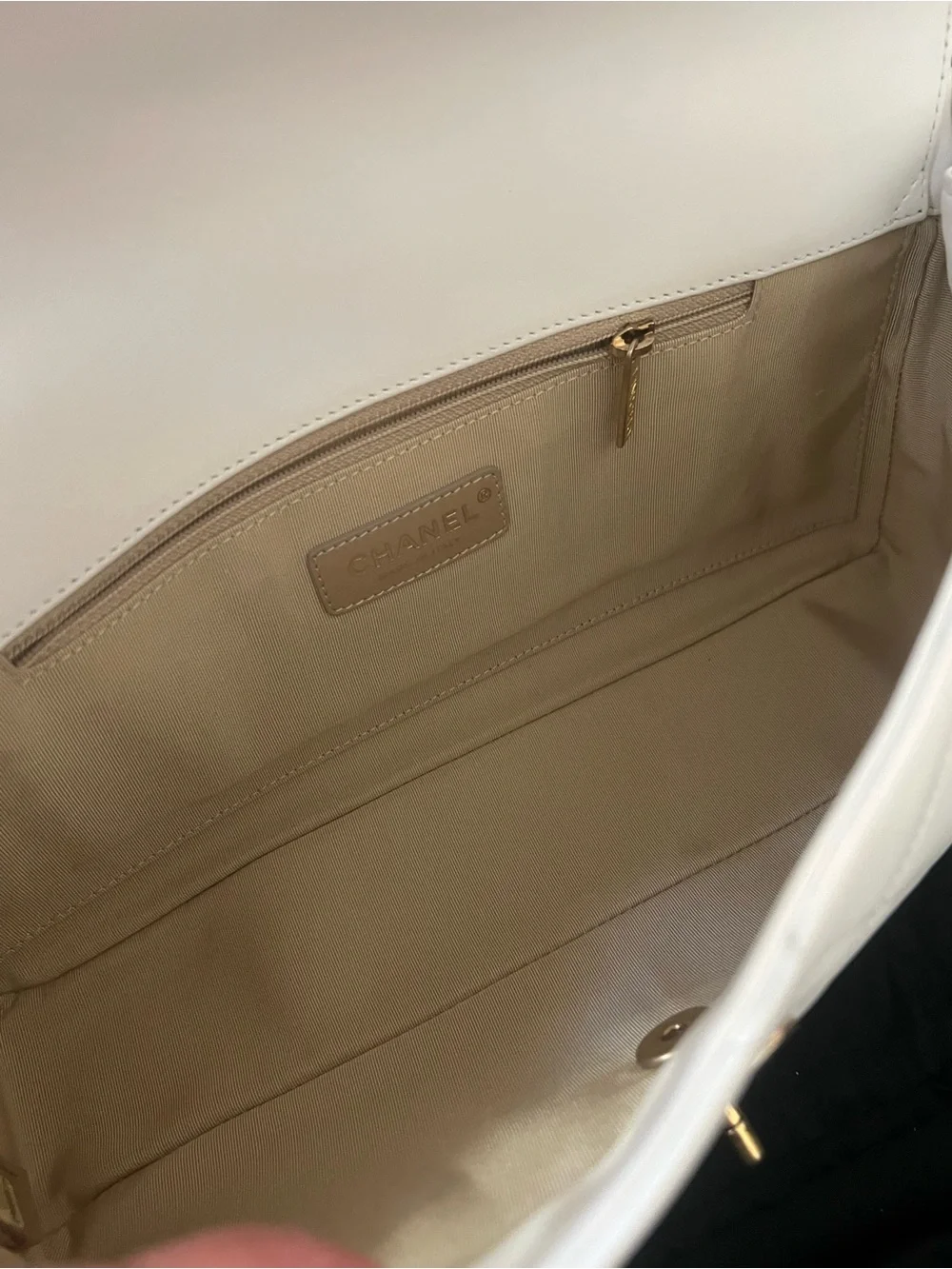 Chanel A Real Catch Flap Bag Leather Large Jumbo Size